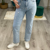 Jeans flowers